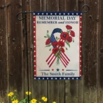 Patriotic Memorial Day Flag – Remember and Honor – Perfect Veteran Tribute for Garden or Home - Image 2