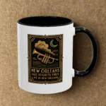 Art Deco New Orleans Mug – Jazz, Beignets, and Moonlit Vibes - Image 2