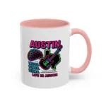 Austin Neon Coffee Mug – Texas Tacos and Tunes Mug - Image 37