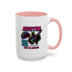 Austin Neon Coffee Mug – Texas Tacos and Tunes Mug - Image 15