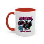 Austin Neon Coffee Mug – Texas Tacos and Tunes Mug - Image 10