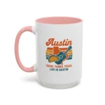 Austin Retro Mug – Tacos Tunes Texas Life Coffee Mug - Image 16