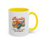 Austin Retro Mug – Tacos Tunes Texas Life Coffee Mug - Image 27