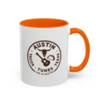 Austin Texas Badge Mug – Rustic Tacos Tunes Life Mug - Image 23