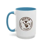 Austin Texas Badge Mug – Rustic Tacos Tunes Life Mug - Image 22