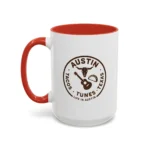 Austin Texas Badge Mug – Rustic Tacos Tunes Life Mug - Image 18