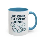 Be Kind Vegan Mug – Animal Lover Coffee Cup with “Be Kind to Every Kind” Design - Image 43