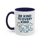 Be Kind Vegan Mug – Animal Lover Coffee Cup with “Be Kind to Every Kind” Design - Image 4
