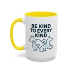 Be Kind Vegan Mug – Animal Lover Coffee Cup with “Be Kind to Every Kind” Design - Image 34