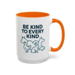 Be Kind Vegan Mug – Animal Lover Coffee Cup with “Be Kind to Every Kind” Design - Image 29