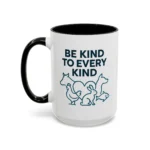 Be Kind Vegan Mug – Animal Lover Coffee Cup with “Be Kind to Every Kind” Design - Image 12