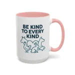 Be Kind Vegan Mug – Animal Lover Coffee Cup with “Be Kind to Every Kind” Design - Image 15
