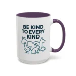 Be Kind Vegan Mug – Animal Lover Coffee Cup with “Be Kind to Every Kind” Design - Image 31