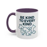 Be Kind Vegan Mug – Animal Lover Coffee Cup with “Be Kind to Every Kind” Design - Image 26