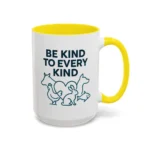 Be Kind Vegan Mug – Animal Lover Coffee Cup with “Be Kind to Every Kind” Design - Image 50