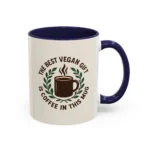 Best Vegan Gift Mug – Coffee Lover Cup with Laurel Wreath Design - Image 7
