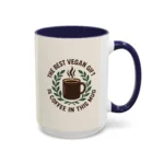 Best Vegan Gift Mug – Coffee Lover Cup with Laurel Wreath Design - Image 13