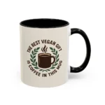 Best Vegan Gift Mug – Coffee Lover Cup with Laurel Wreath Design - Image 36