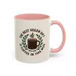 Best Vegan Gift Mug – Coffee Lover Cup with Laurel Wreath Design - Image 38