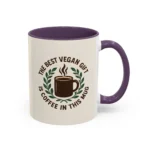 Best Vegan Gift Mug – Coffee Lover Cup with Laurel Wreath Design - Image 25