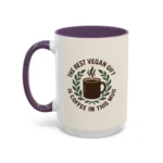 Best Vegan Gift Mug – Coffee Lover Cup with Laurel Wreath Design - Image 32