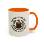 Best Vegan Gift Mug – Coffee Lover Cup with Laurel Wreath Design - Image 23