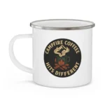 Campfire Coffee Enamel Camping Mug - Image 3