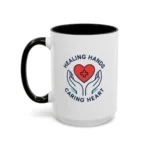 Caring Nurse Mug – Healing Hands Caring Heart Coffee Cup - Image 12