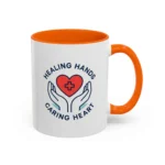 Caring Nurse Mug – Healing Hands Caring Heart Coffee Cup - Image 23