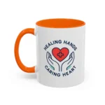Caring Nurse Mug – Healing Hands Caring Heart Coffee Cup - Image 24