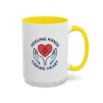 Caring Nurse Mug – Healing Hands Caring Heart Coffee Cup - Image 50