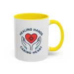 Caring Nurse Mug – Healing Hands Caring Heart Coffee Cup - Image 27