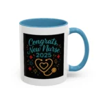 Congrats New Nurse Mug 2025 – Graduation Gift for Nurses - Image 19