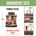 Funny Personalized Christmas Ornament - Santa and Mrs Claus Naughty Couple Decoration - Custom Name Holiday Keepsake - Adult Humor Xmas Gift 2025 - Image 6