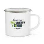 Expecting Dad Enamel Camping Mug - Image 6