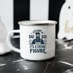 Father Figure Enamel Camping Mug