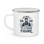 Father Figure Enamel Camping Mug - Image 3