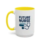Future Nurse Mug – Nursing Student Gift with Stethoscope Design - Image 34