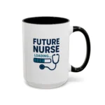Future Nurse Mug – Nursing Student Gift with Stethoscope Design - Image 13
