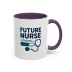 Future Nurse Mug – Nursing Student Gift with Stethoscope Design - Image 46