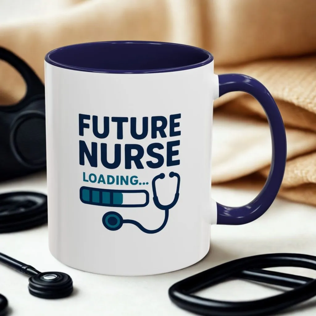 Future Nurse Mug – Nursing Student Gift with Stethoscope Design Future Nurse Mug – Nursing Student Gift with Stethoscope Design - Image 1
