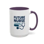 Future Nurse Mug – Nursing Student Gift with Stethoscope Design - Image 49