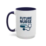 Future Nurse Mug – Nursing Student Gift with Stethoscope Design - Image 4