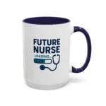 Future Nurse Mug – Nursing Student Gift with Stethoscope Design - Image 3