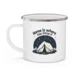 Home Is Where You Pitch It Enamel Camping Mug - Image 3