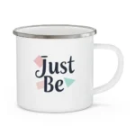 Just Be Enamel Camping Mug - Image 6