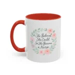 Motivational Nurse Mug – She Believed She Could, So She Became a Nurse - Image 39