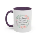 Motivational Nurse Mug – She Believed She Could, So She Became a Nurse - Image 26