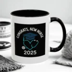 New Nurse Graduation Mug 2025 – Congrats Nursing Graduate Gift - Image 2