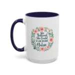 Nurse Encouragement Mug – She Believed She Could, So She Became a Nurse - Image 14